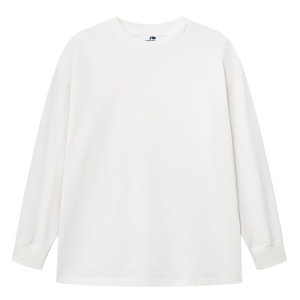 Longsleeve oversize Comfy Club Moods biały unisex