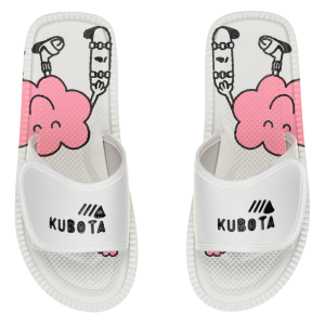 Klapki Rzep Comfy Club białe