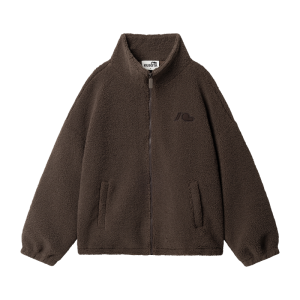 Bluza polarowa rozpinana Cushy brązowa unisex