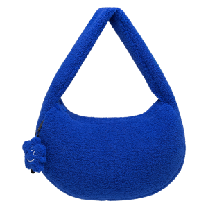 Torba z polaru Cushy z brelokiem Comfy Club kobaltowa