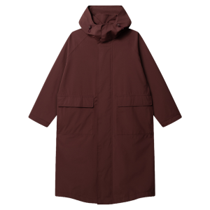 Parka przeciwdeszczowa oversize Comfort Zone bordowa unisex
