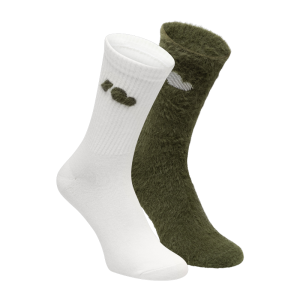 Skarpety Fluffy 2-pak khaki